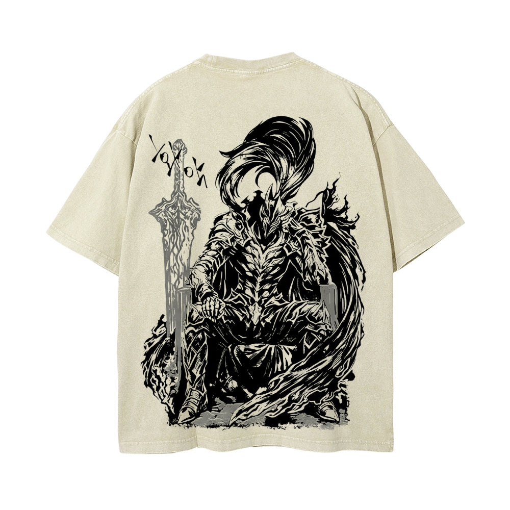 Vintage Oversized T-Shirt Solo leveling