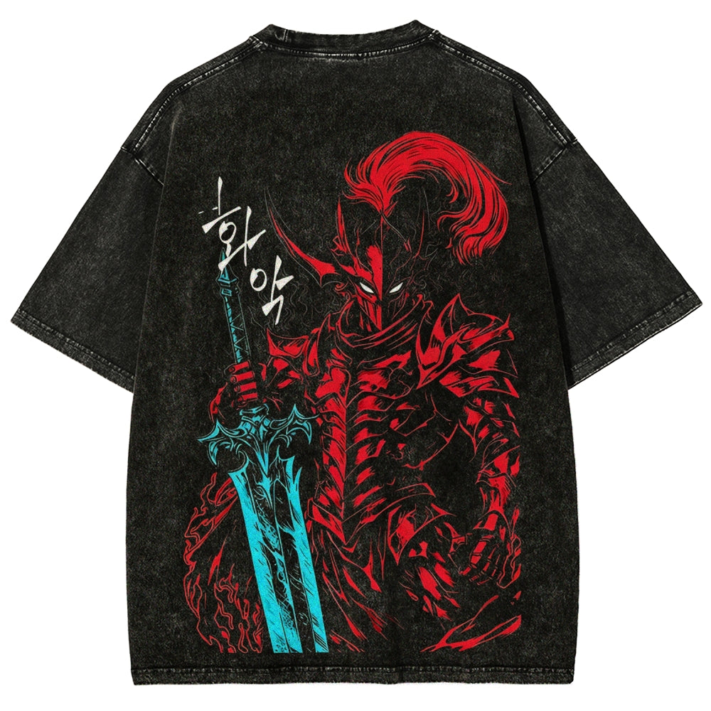 Unisex Fit Washed T-Shirt SOLO LEVELING