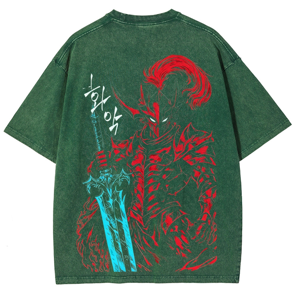Unisex Fit Washed T-Shirt SOLO LEVELING