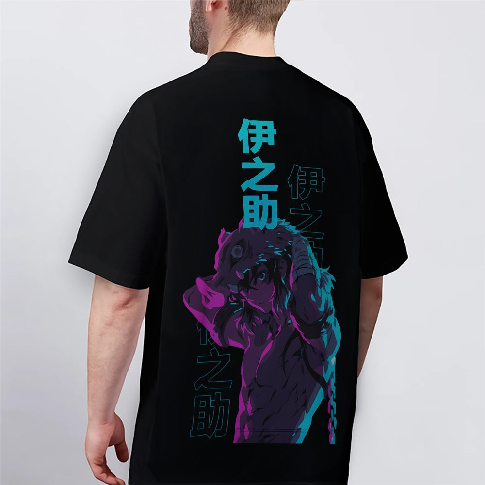 Demon Slayer Cotton Unisex Crew Neck Anime T-Shirt