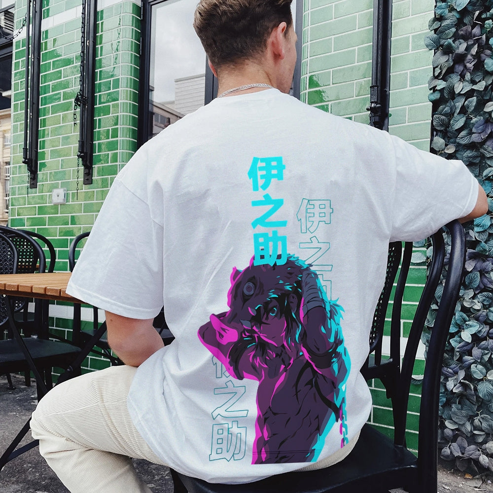 Demon Slayer Cotton Unisex Crew Neck Anime T-Shirt