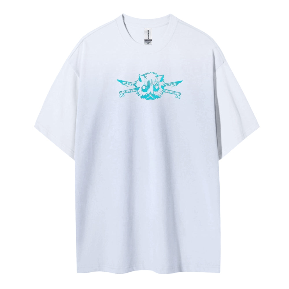 Demon Slayer Cotton Unisex Crew Neck Anime T-Shirt