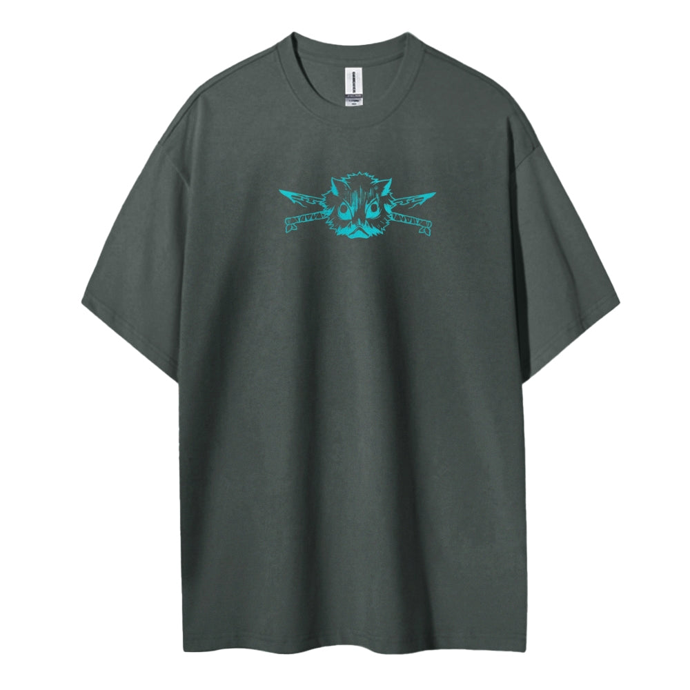 Demon Slayer Cotton Unisex Crew Neck Anime T-Shirt