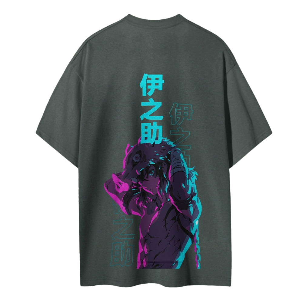 Demon Slayer Cotton Unisex Crew Neck Anime T-Shirt