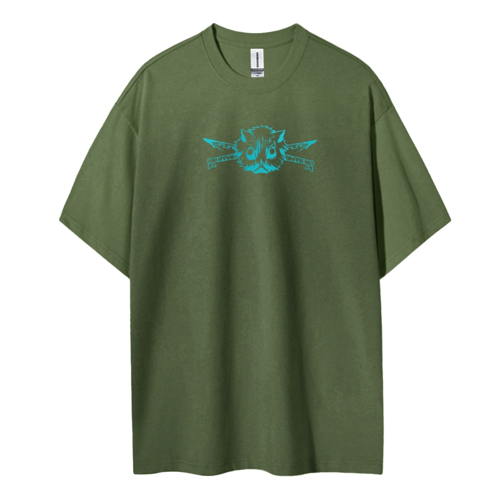 Demon Slayer Cotton Unisex Crew Neck Anime T-Shirt