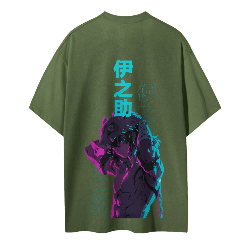 Demon Slayer Cotton Unisex Crew Neck Anime T-Shirt