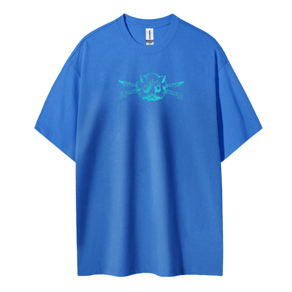 Demon Slayer Cotton Unisex Crew Neck Anime T-Shirt