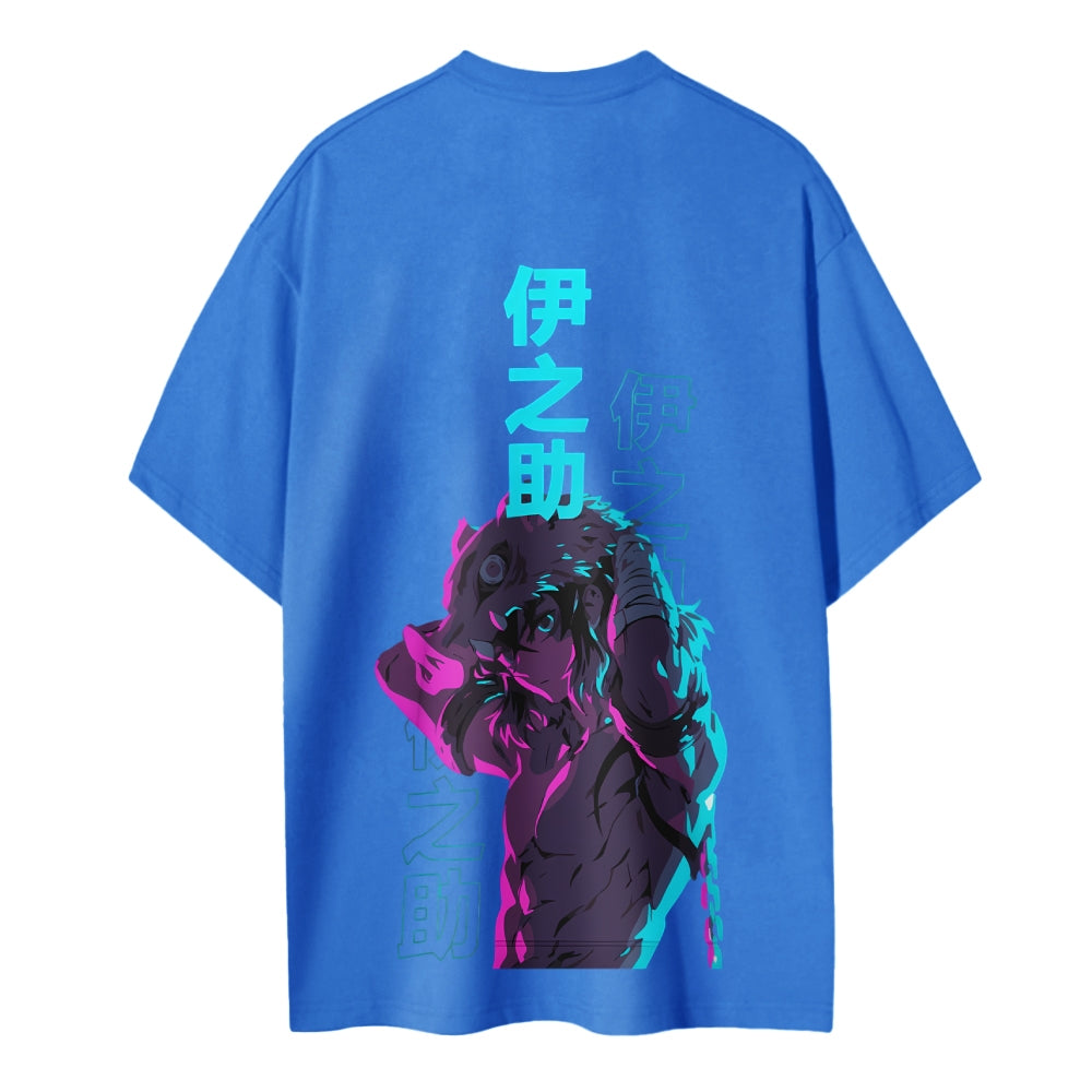 Demon Slayer Cotton Unisex Crew Neck Anime T-Shirt