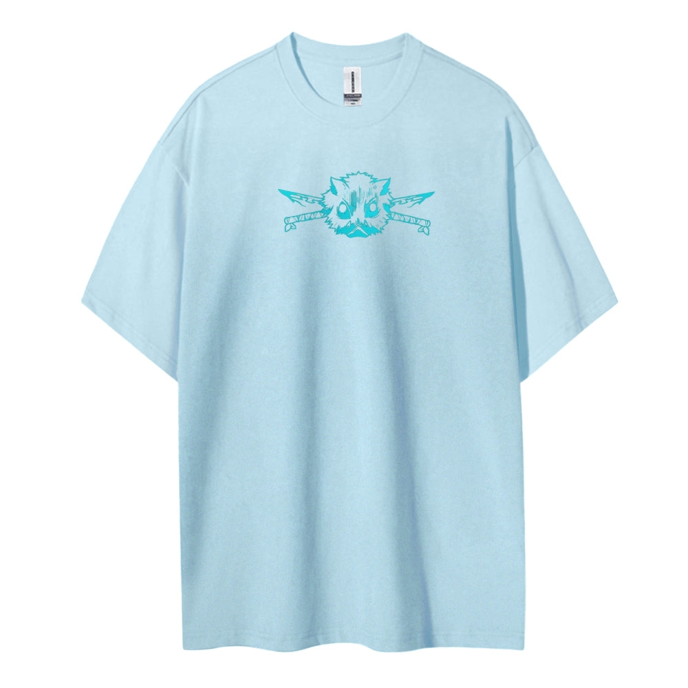 Demon Slayer Cotton Unisex Crew Neck Anime T-Shirt