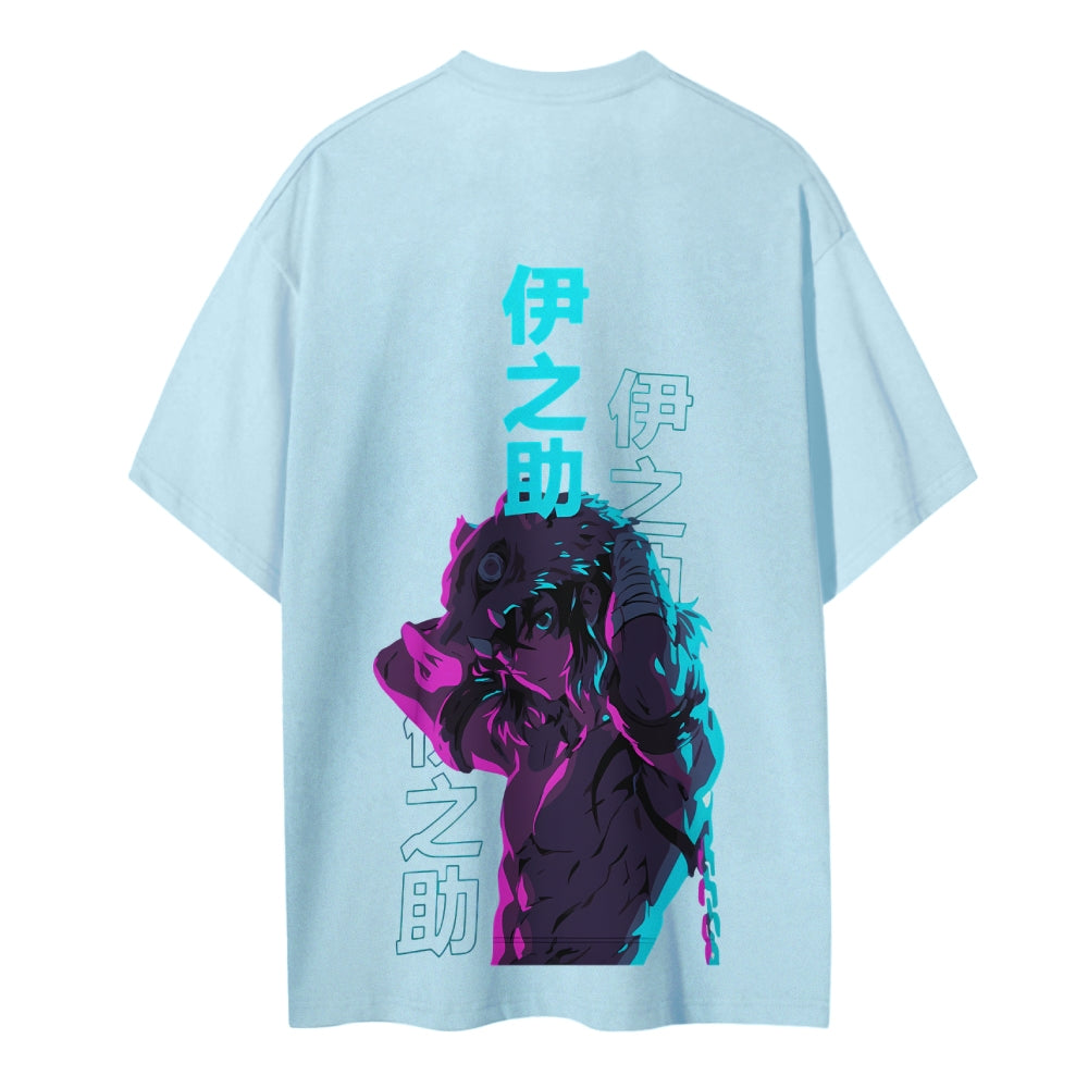 Demon Slayer Cotton Unisex Crew Neck Anime T-Shirt