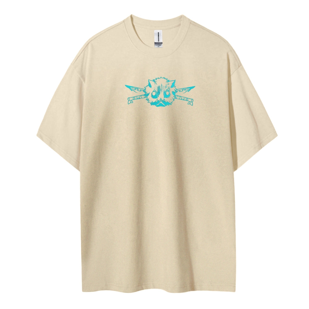 Demon Slayer Cotton Unisex Crew Neck Anime T-Shirt
