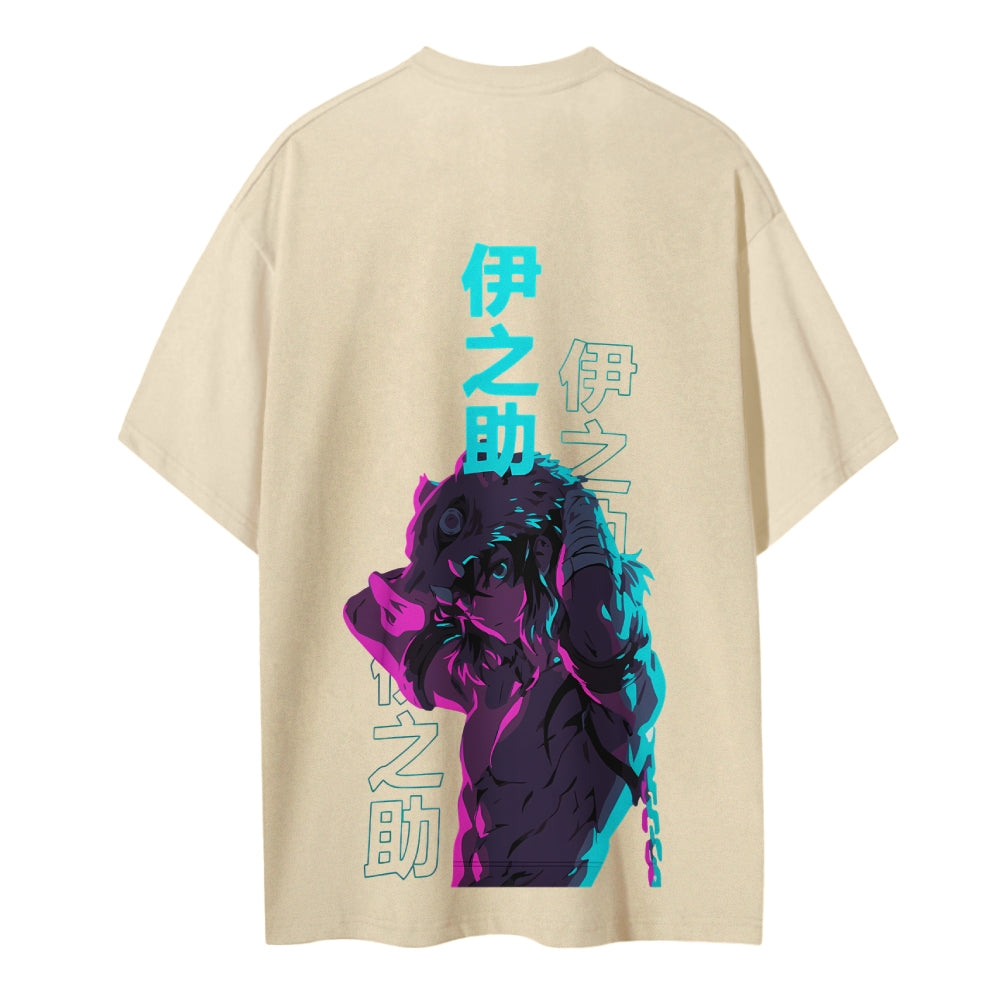 Demon Slayer Cotton Unisex Crew Neck Anime T-Shirt
