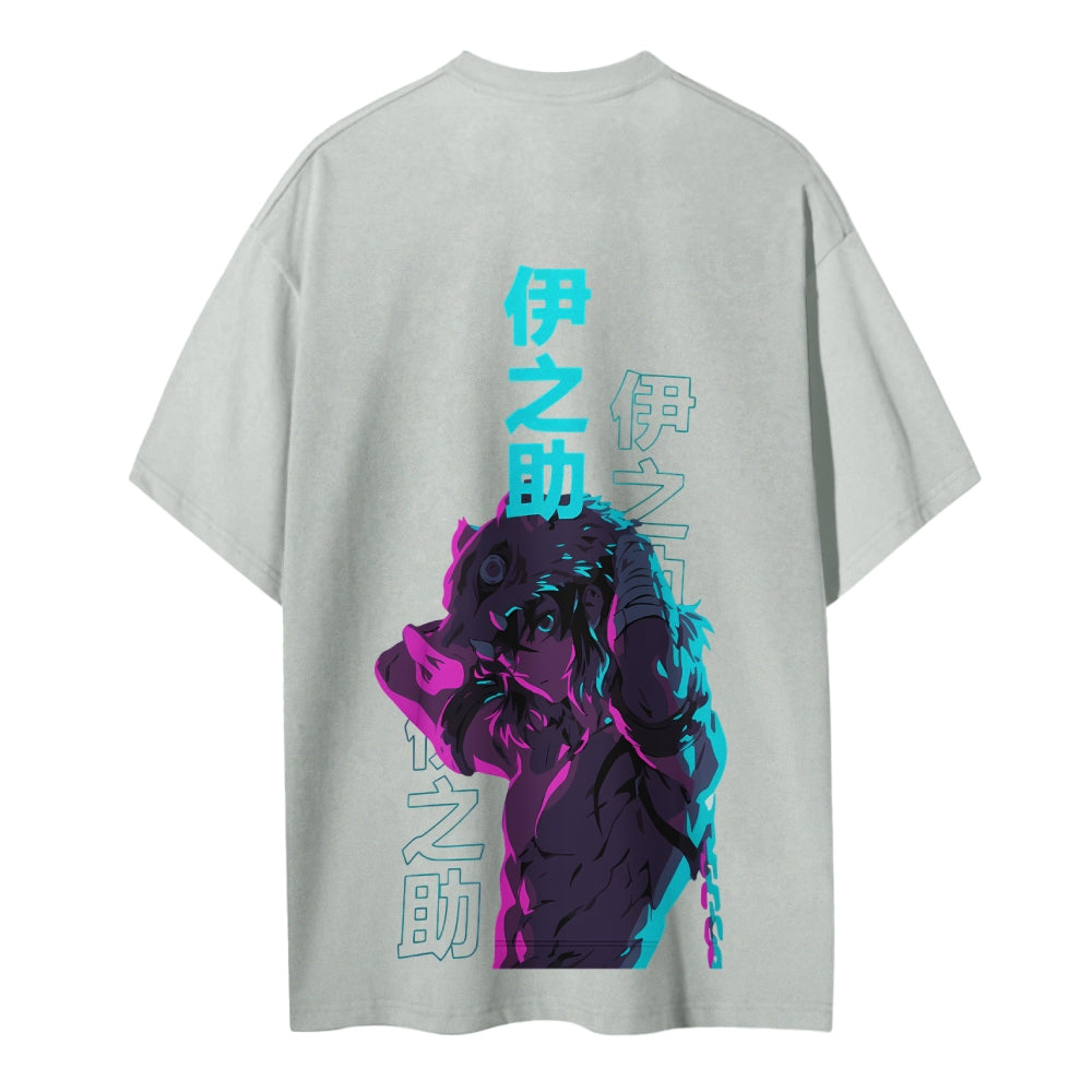 Demon Slayer Cotton Unisex Crew Neck Anime T-Shirt