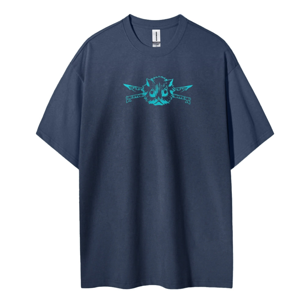 Demon Slayer Cotton Unisex Crew Neck Anime T-Shirt