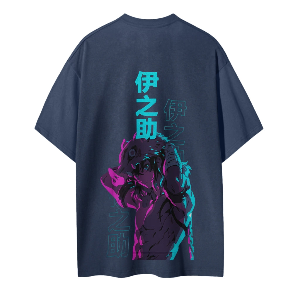 Demon Slayer Cotton Unisex Crew Neck Anime T-Shirt
