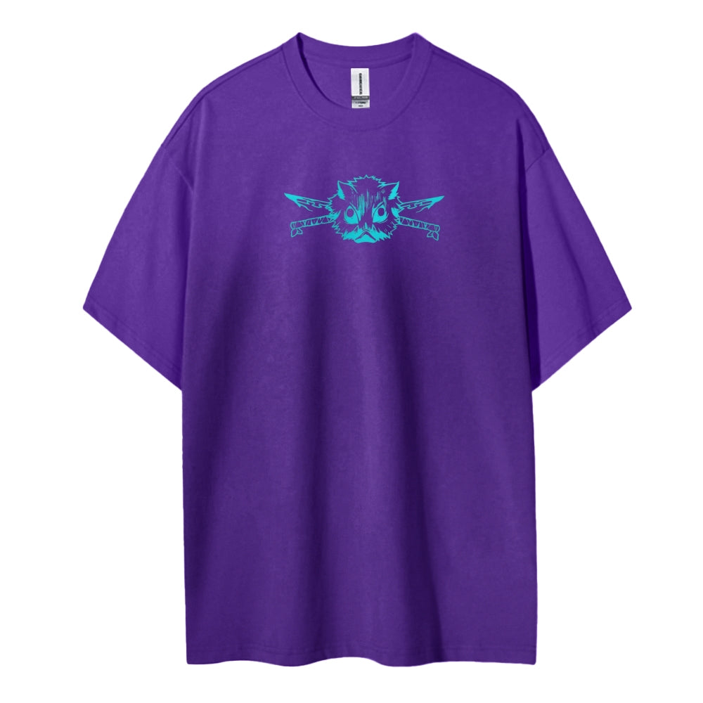Demon Slayer Cotton Unisex Crew Neck Anime T-Shirt