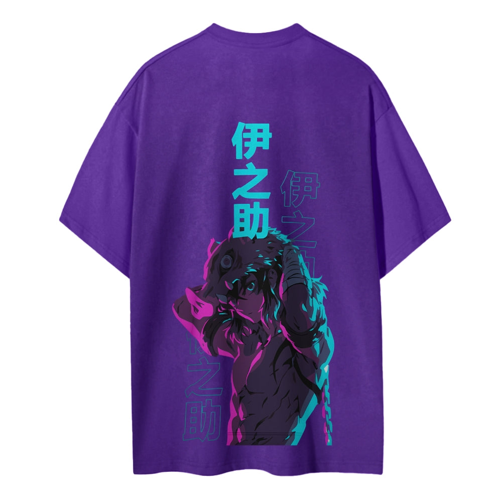 Demon Slayer Cotton Unisex Crew Neck Anime T-Shirt