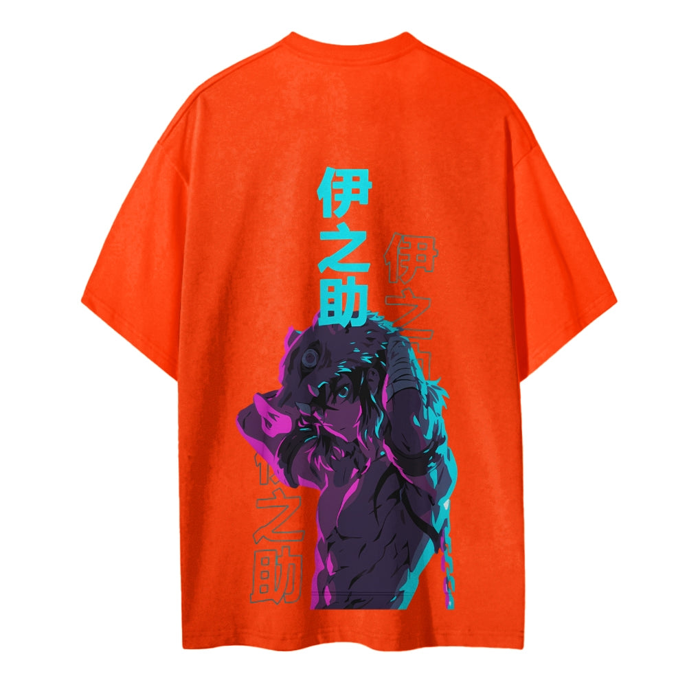 Demon Slayer Cotton Unisex Crew Neck Anime T-Shirt