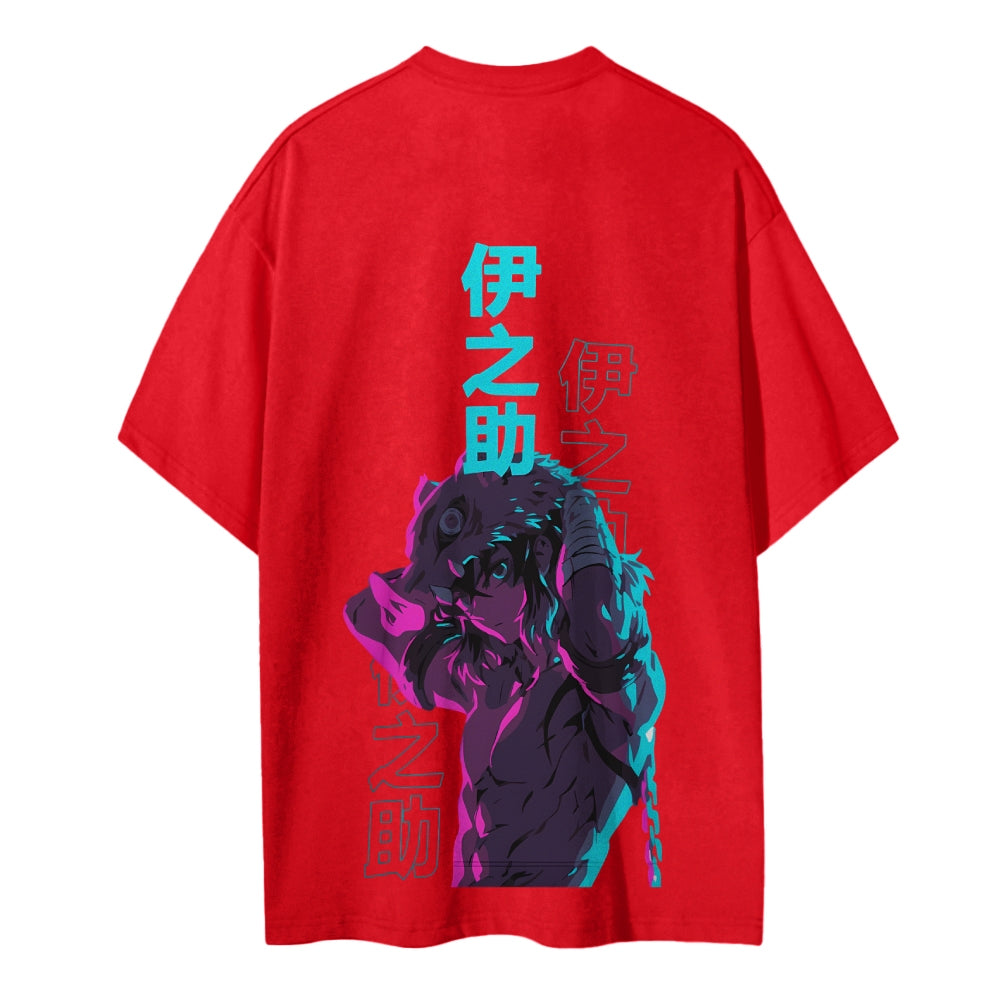 Demon Slayer Cotton Unisex Crew Neck Anime T-Shirt