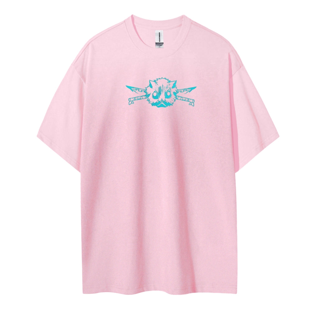 Demon Slayer Cotton Unisex Crew Neck Anime T-Shirt