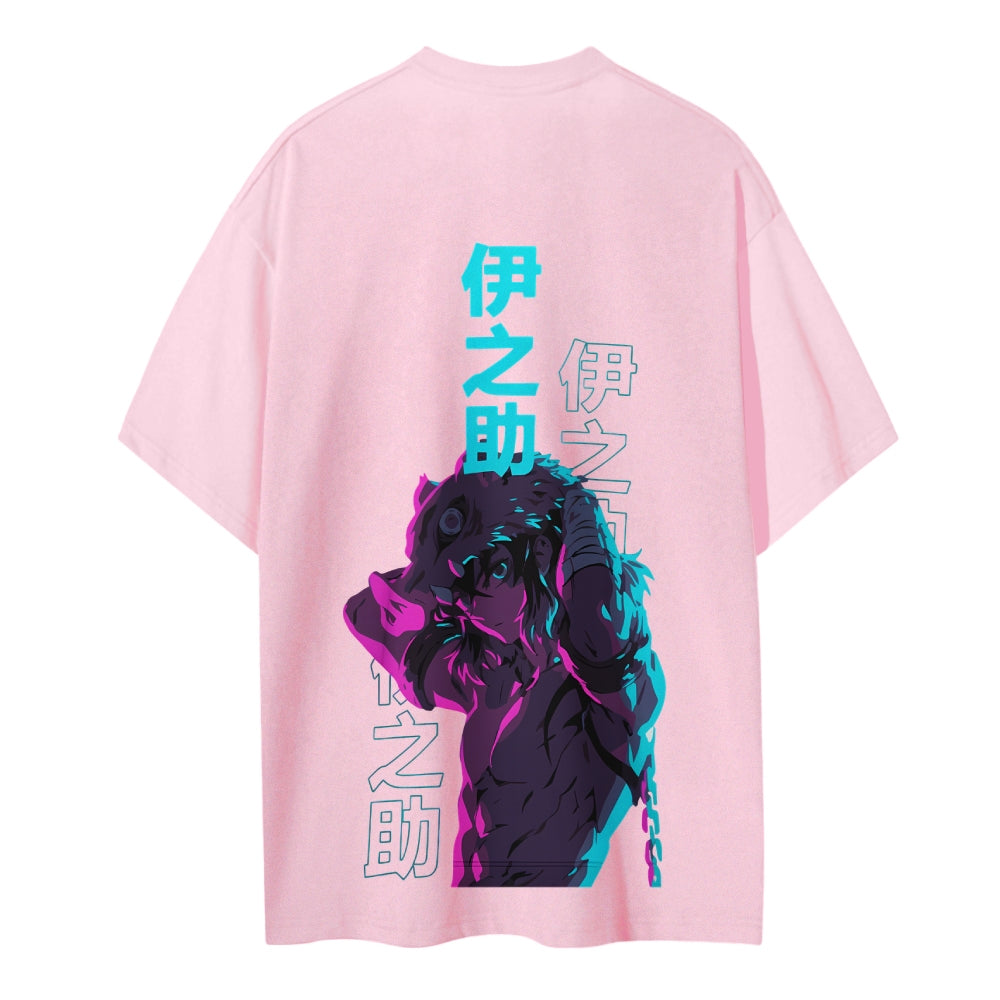 Demon Slayer Cotton Unisex Crew Neck Anime T-Shirt