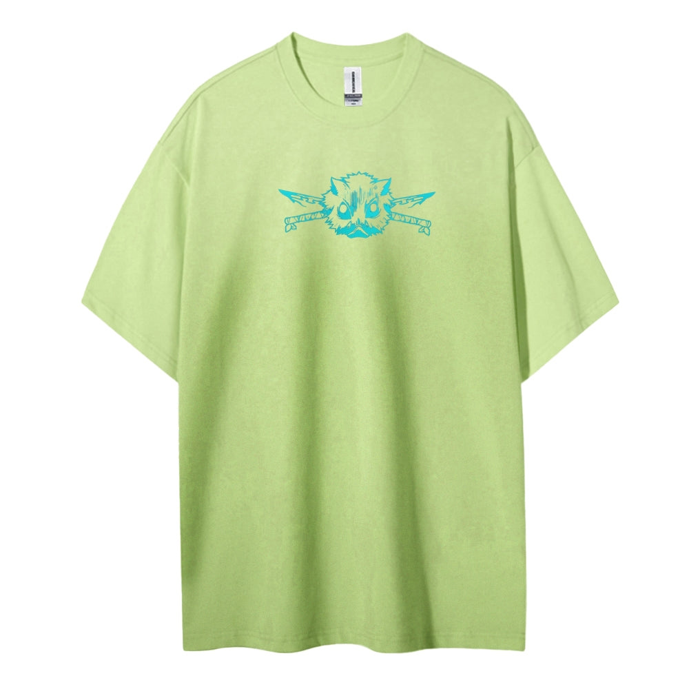 Demon Slayer Cotton Unisex Crew Neck Anime T-Shirt