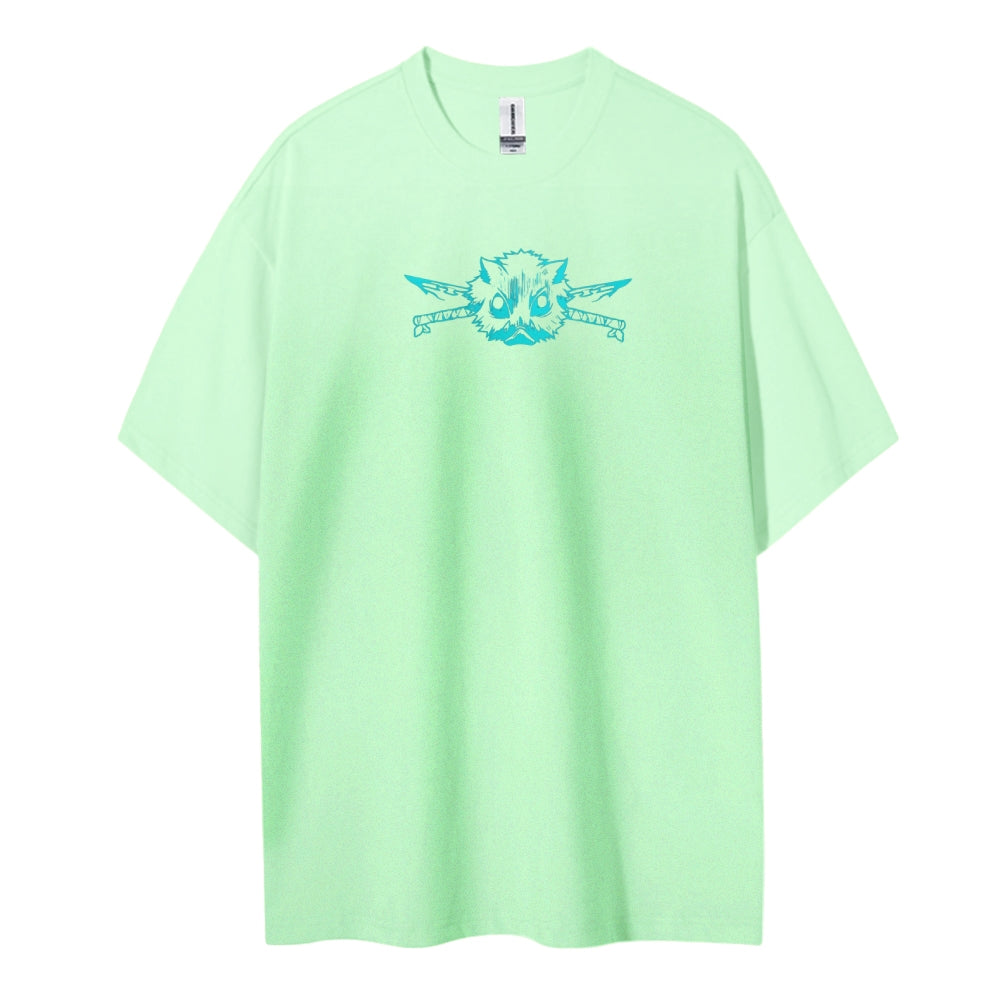 Demon Slayer Cotton Unisex Crew Neck Anime T-Shirt
