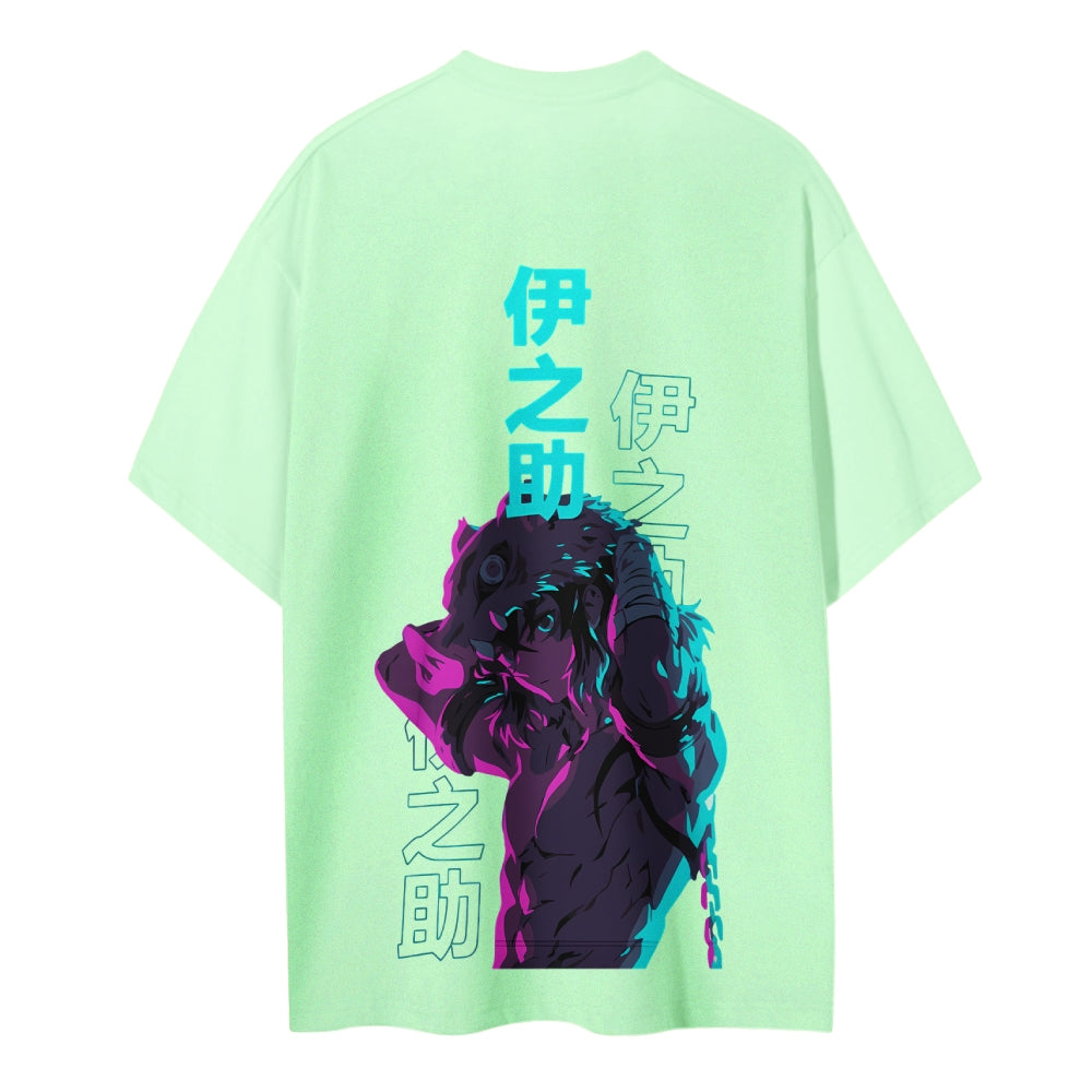 Demon Slayer Cotton Unisex Crew Neck Anime T-Shirt