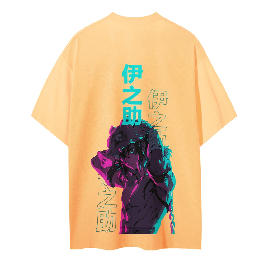 Demon Slayer Cotton Unisex Crew Neck Anime T-Shirt