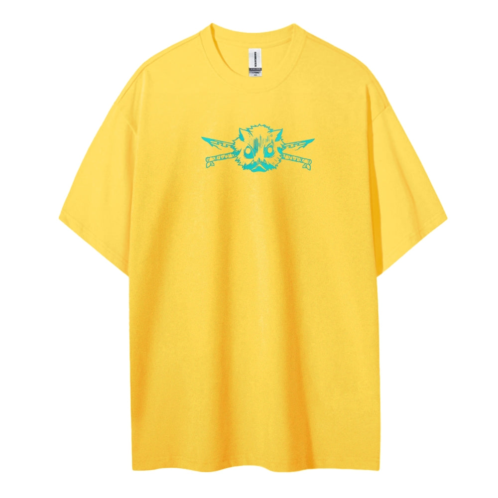 Demon Slayer Cotton Unisex Crew Neck Anime T-Shirt
