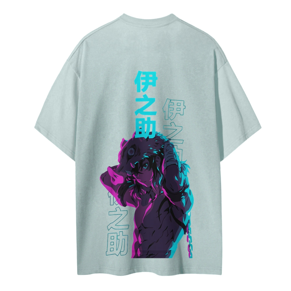 Demon Slayer Cotton Unisex Crew Neck Anime T-Shirt