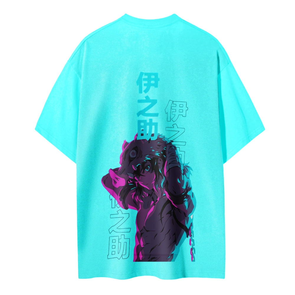 Demon Slayer Cotton Unisex Crew Neck Anime T-Shirt