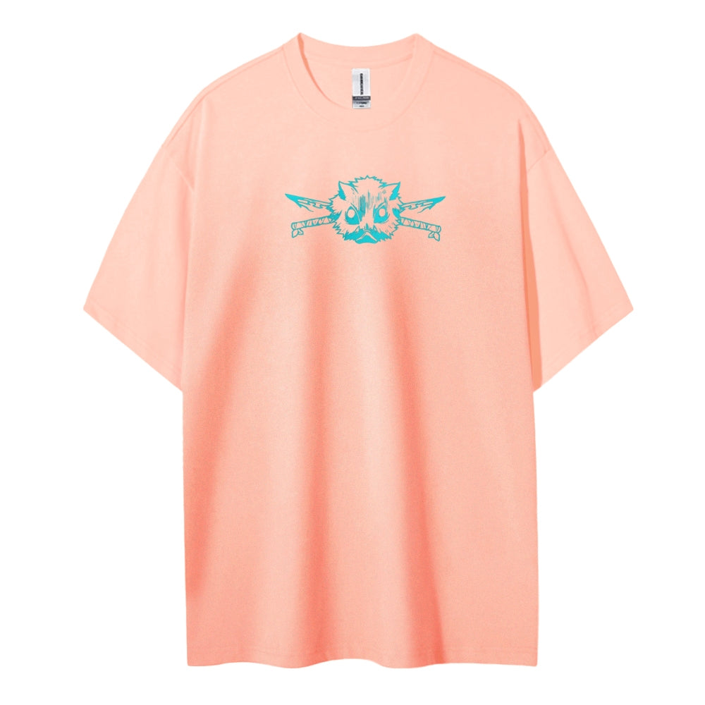 Demon Slayer Cotton Unisex Crew Neck Anime T-Shirt