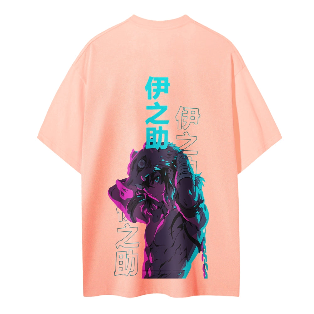 Demon Slayer Cotton Unisex Crew Neck Anime T-Shirt