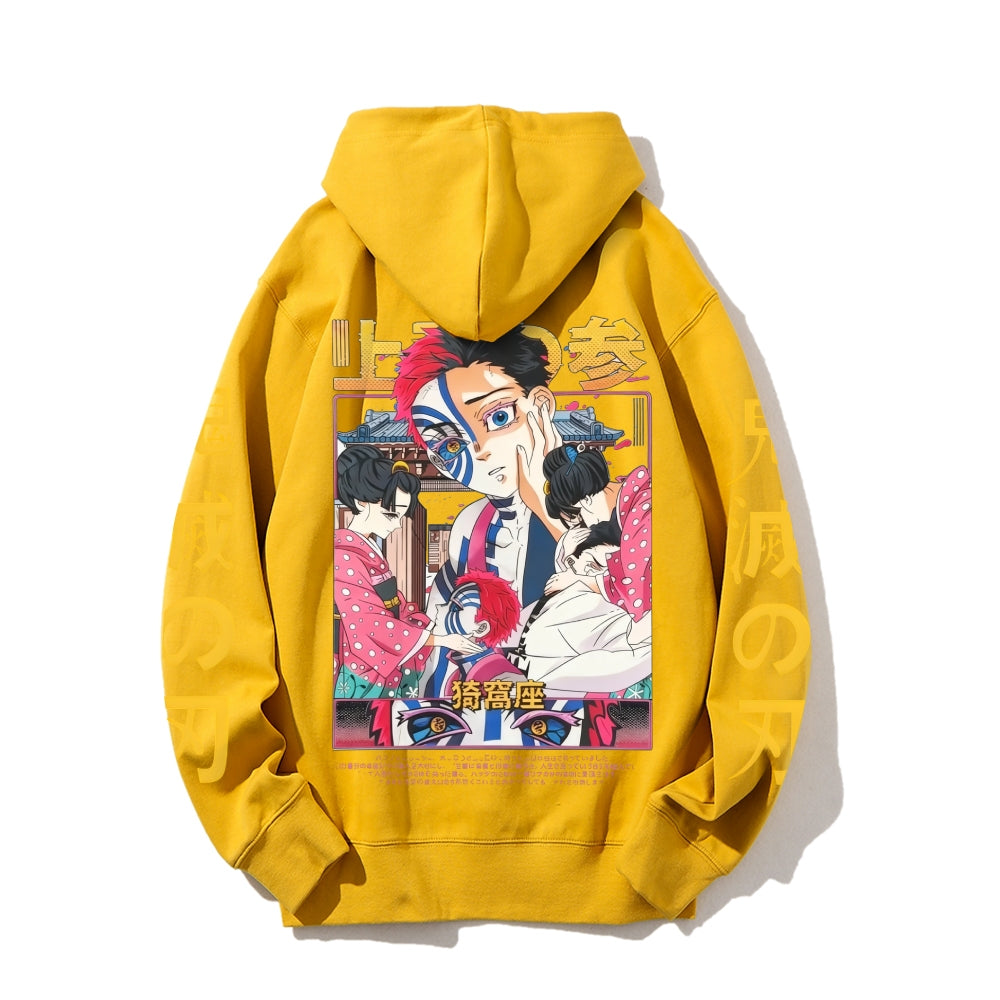 Unisex Casual Hoodie Sweatshirt Demon Slayer