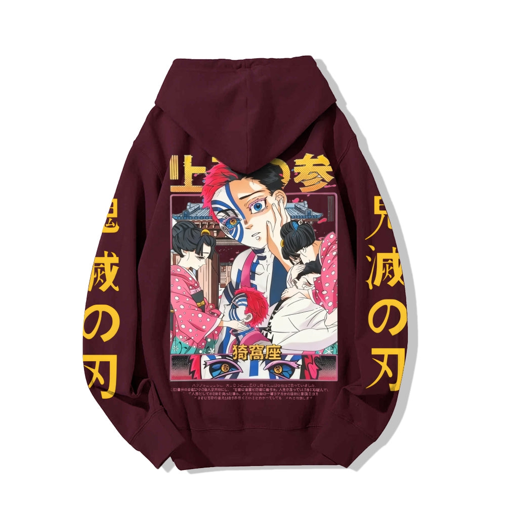 Unisex Casual Hoodie Sweatshirt Demon Slayer