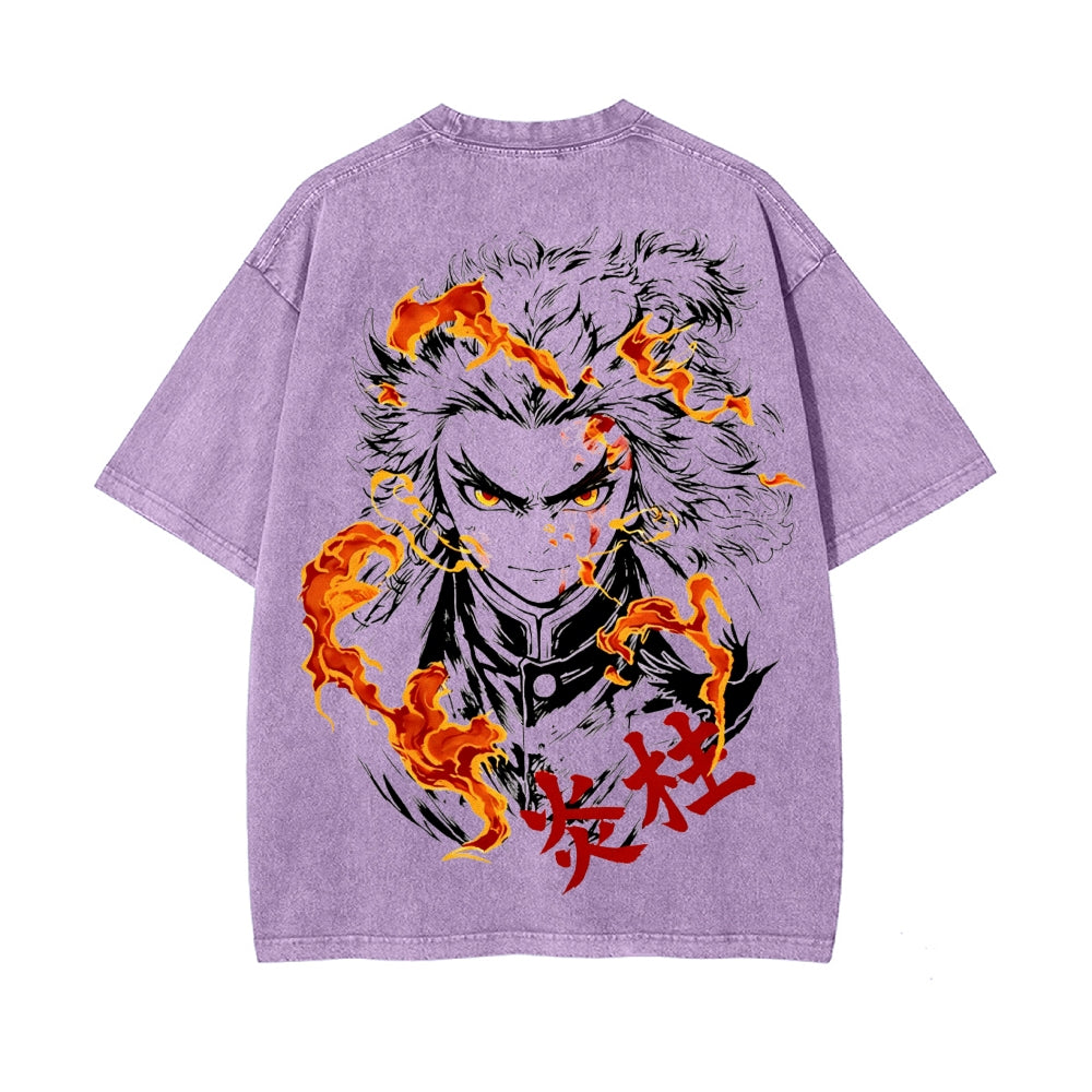 Vintage Oversized T-Shirt Demon Slayer