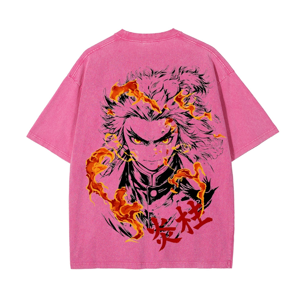 Vintage Oversized T-Shirt Demon Slayer
