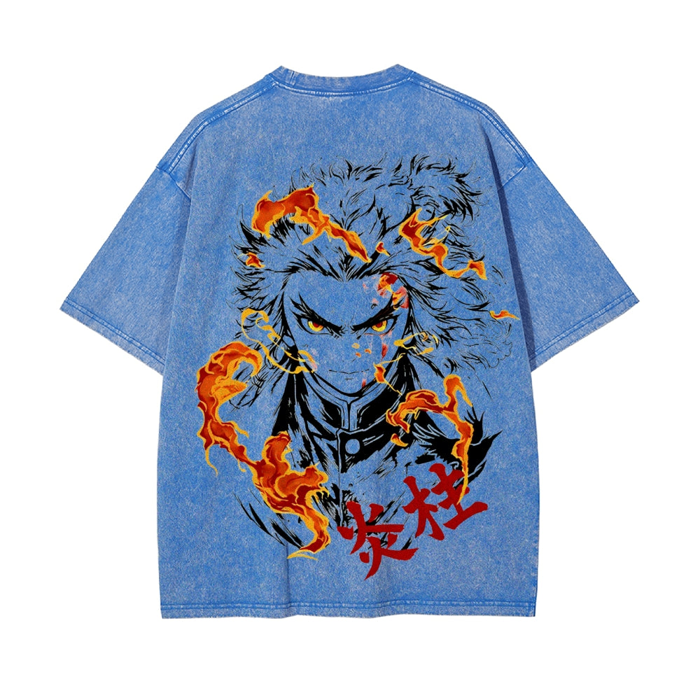 Vintage Oversized T-Shirt Demon Slayer