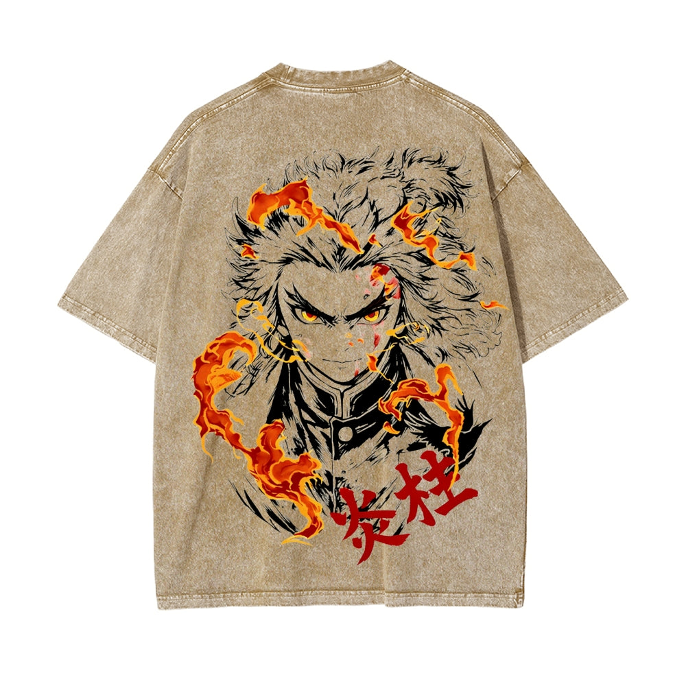 Vintage Oversized T-Shirt Demon Slayer