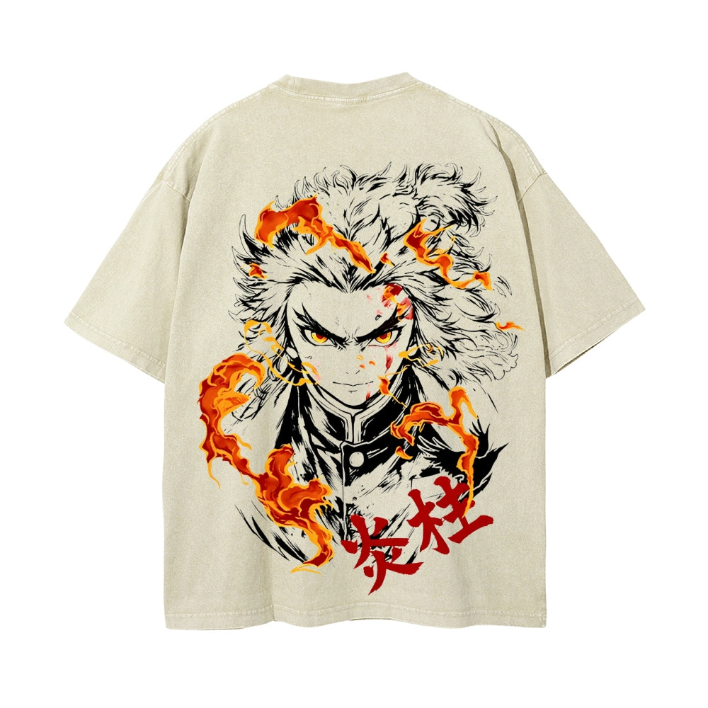 Vintage Oversized T-Shirt Demon Slayer