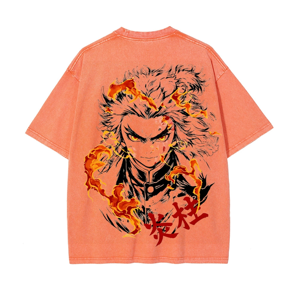 Vintage Oversized T-Shirt Demon Slayer