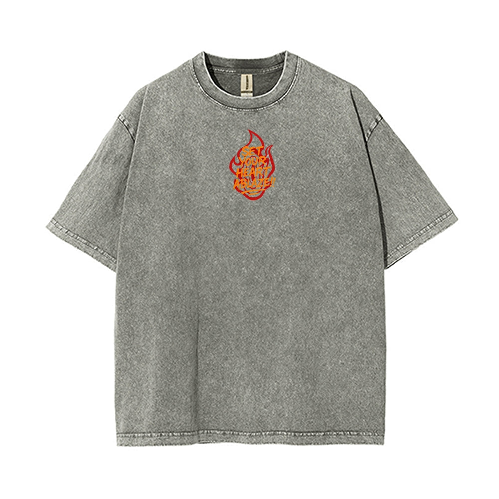 Vintage Oversized T-Shirt Demon Slayer