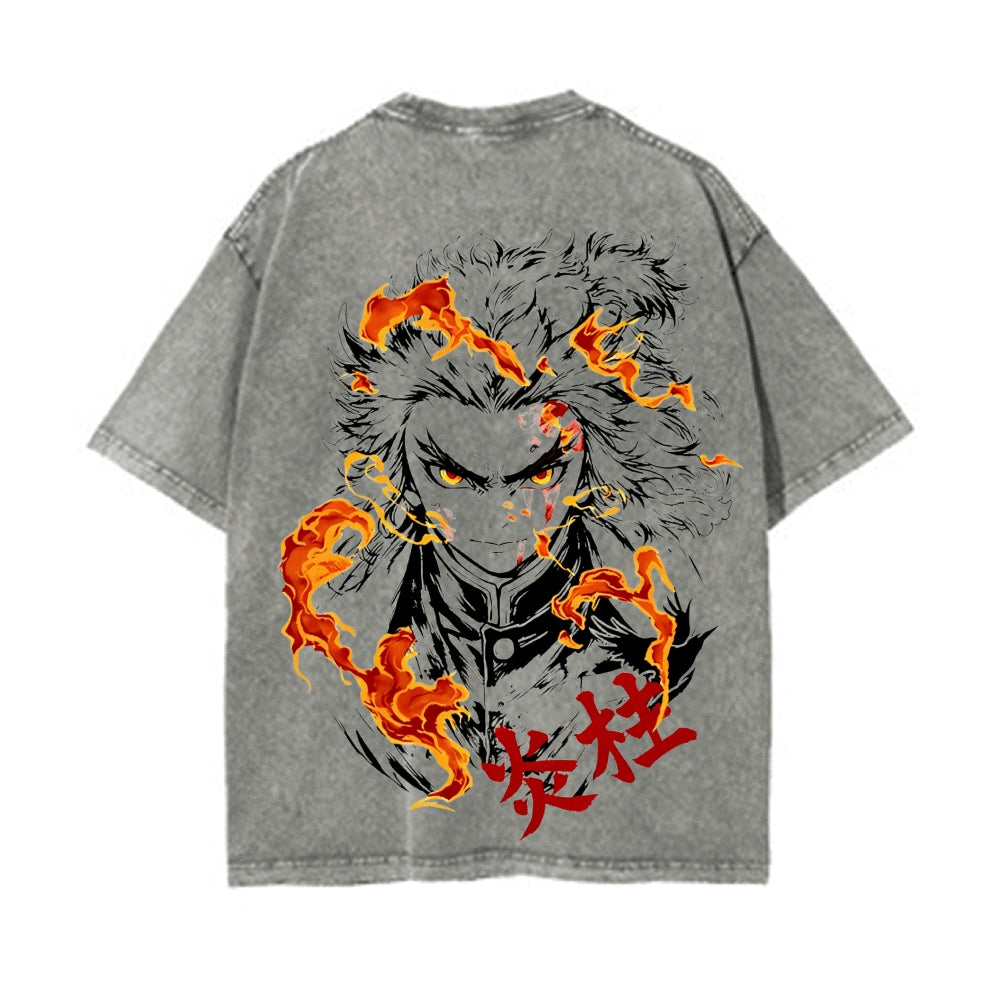 Vintage Oversized T-Shirt Demon Slayer