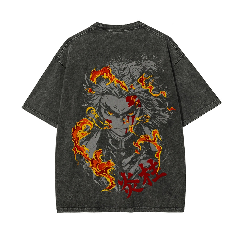 Vintage Oversized T-Shirt Demon Slayer