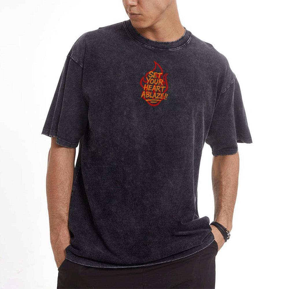 Vintage Oversized T-Shirt Demon Slayer