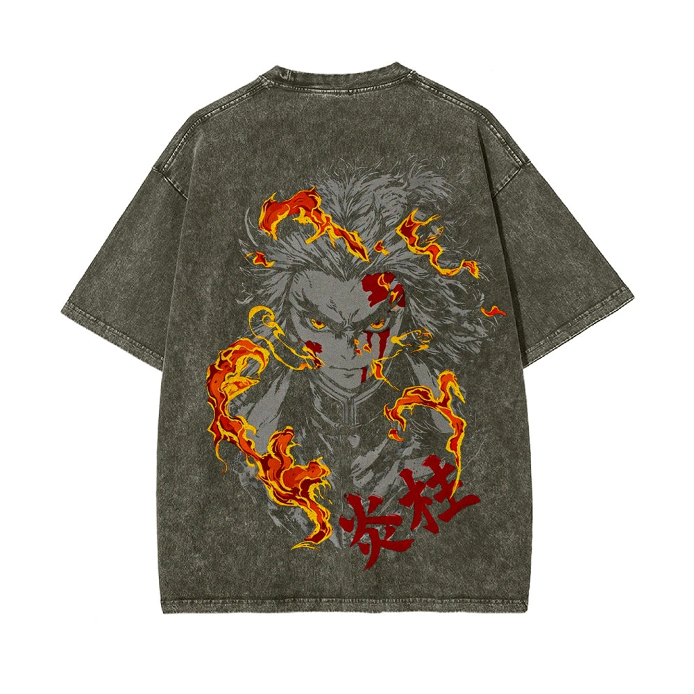 Vintage Oversized T-Shirt Demon Slayer