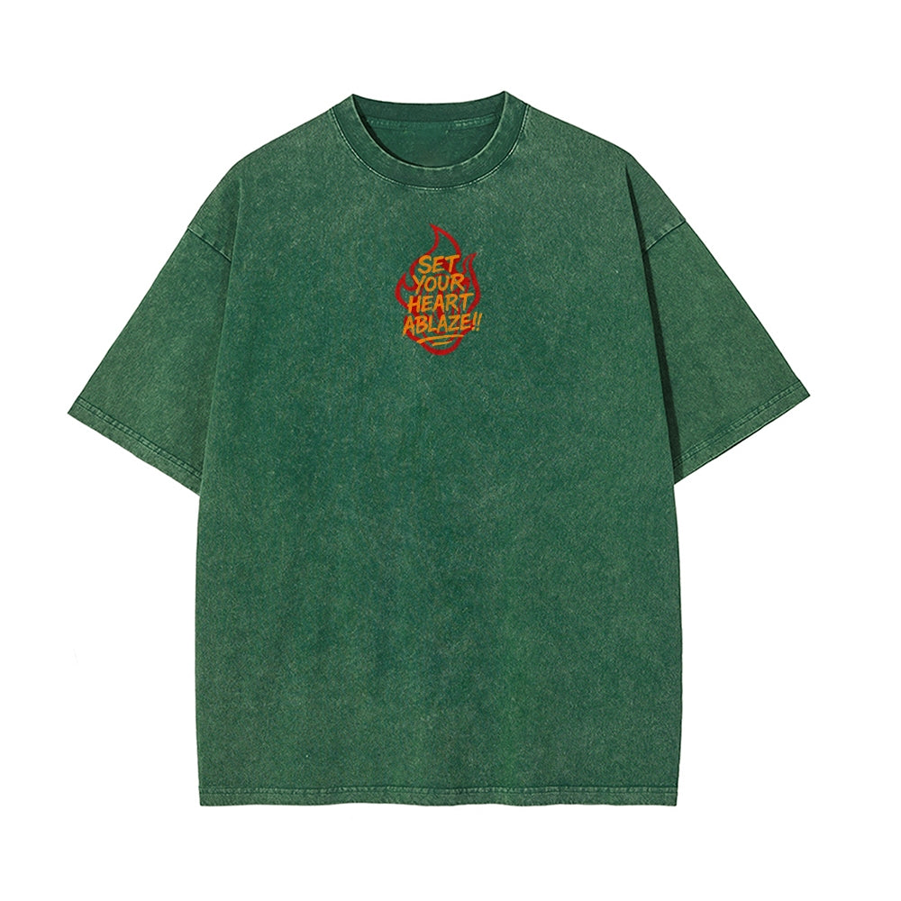 Vintage Oversized T-Shirt Demon Slayer