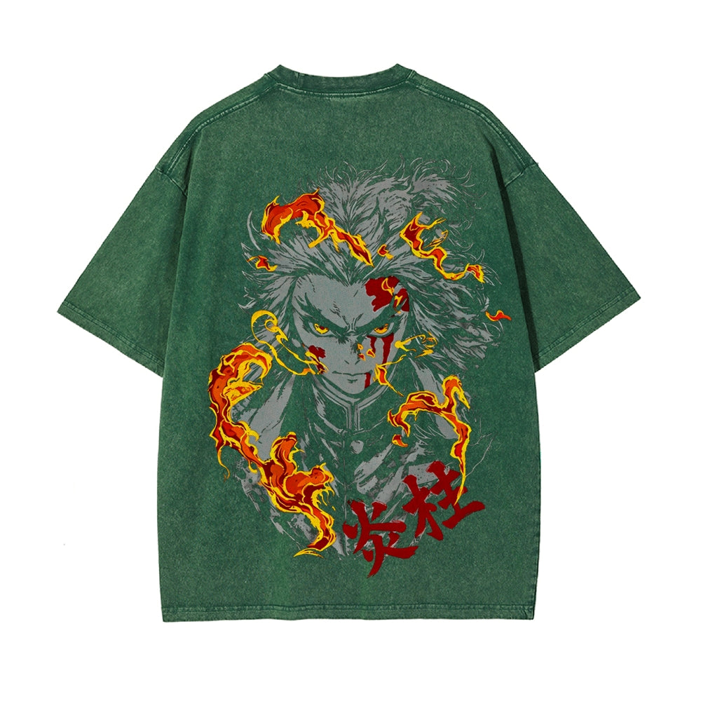 Vintage Oversized T-Shirt Demon Slayer
