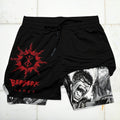 Berserk Printed Men's Fitness Shorts